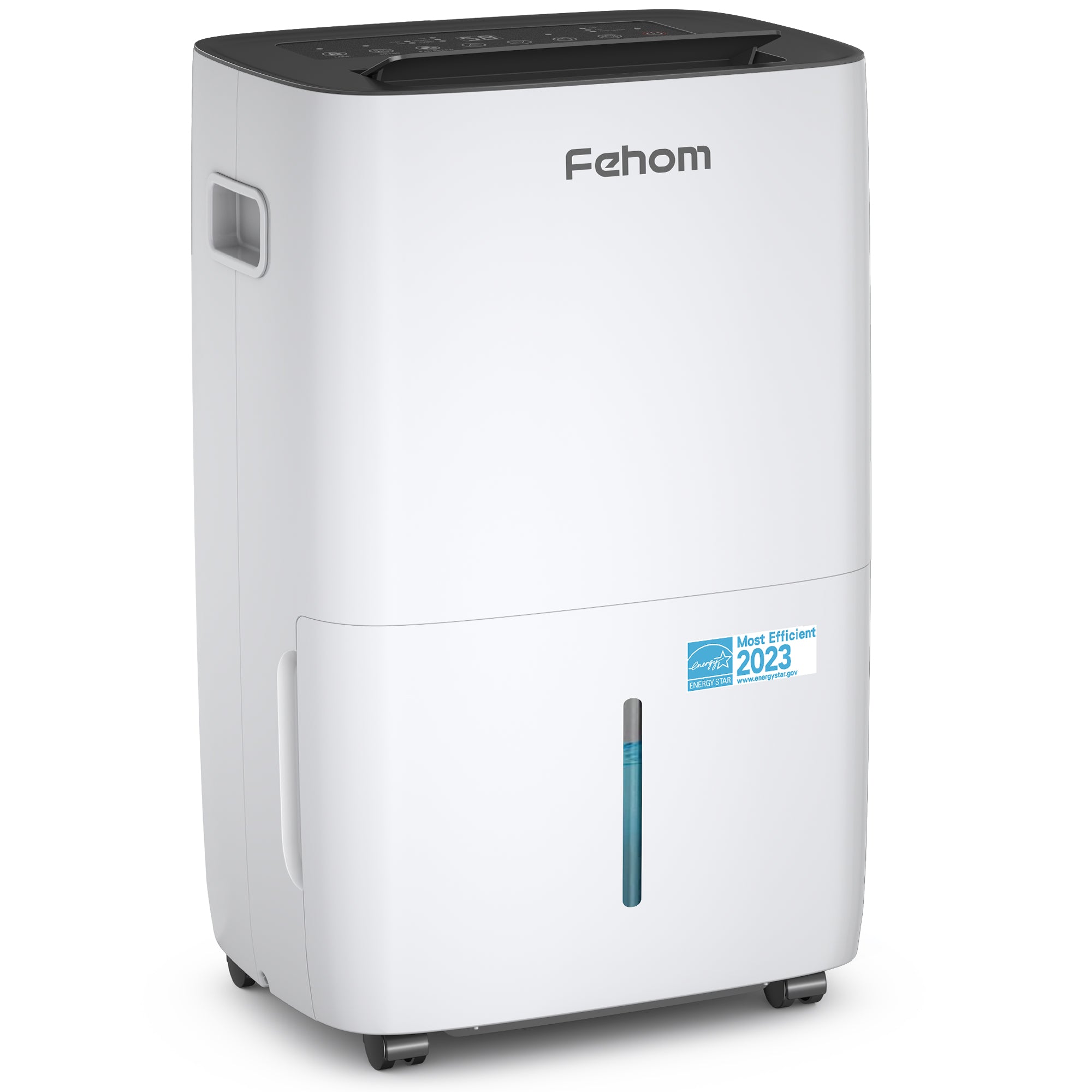 Fehom 150 Pints Dehumidifier Most Efficient 2023 Energy Star - 7000 Sq. Ft Dehumidifier for Basement with Drain Hose and 2.12 Gal Water Tank, Smart Dehumidifiers for Home, Large Room(Model: JD026L-150)