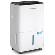 Load image into Gallery viewer, Fehom 120 Pints Dehumidifier Most Efficient 2023 Energy Star - 6000 Sq. Ft Dehumidifier for Basement with Drain Hose and 1.06 Gal Water Tank, Smart Dehumidifiers for Home, Large Rooms(Model: JD025L-120)
