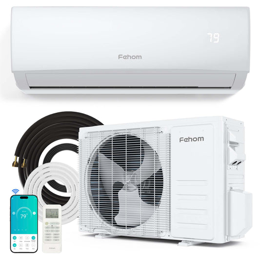 Fehom 12,000 BTU Ductless Mini Split Air Conditioner & Heater