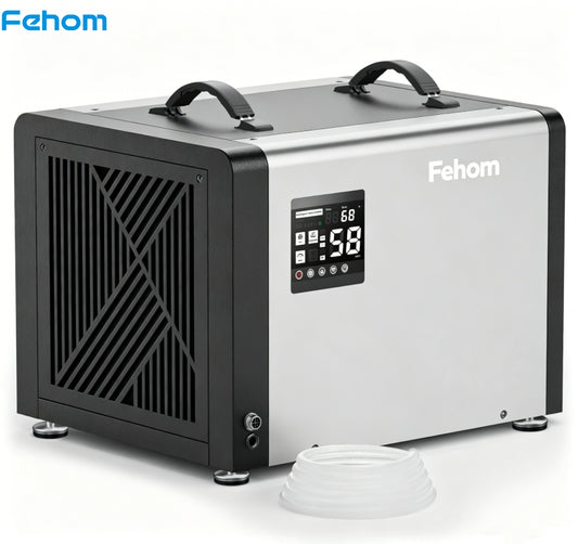 Fehom 70 Pints Crawl Space Dehumidifier with Pump
