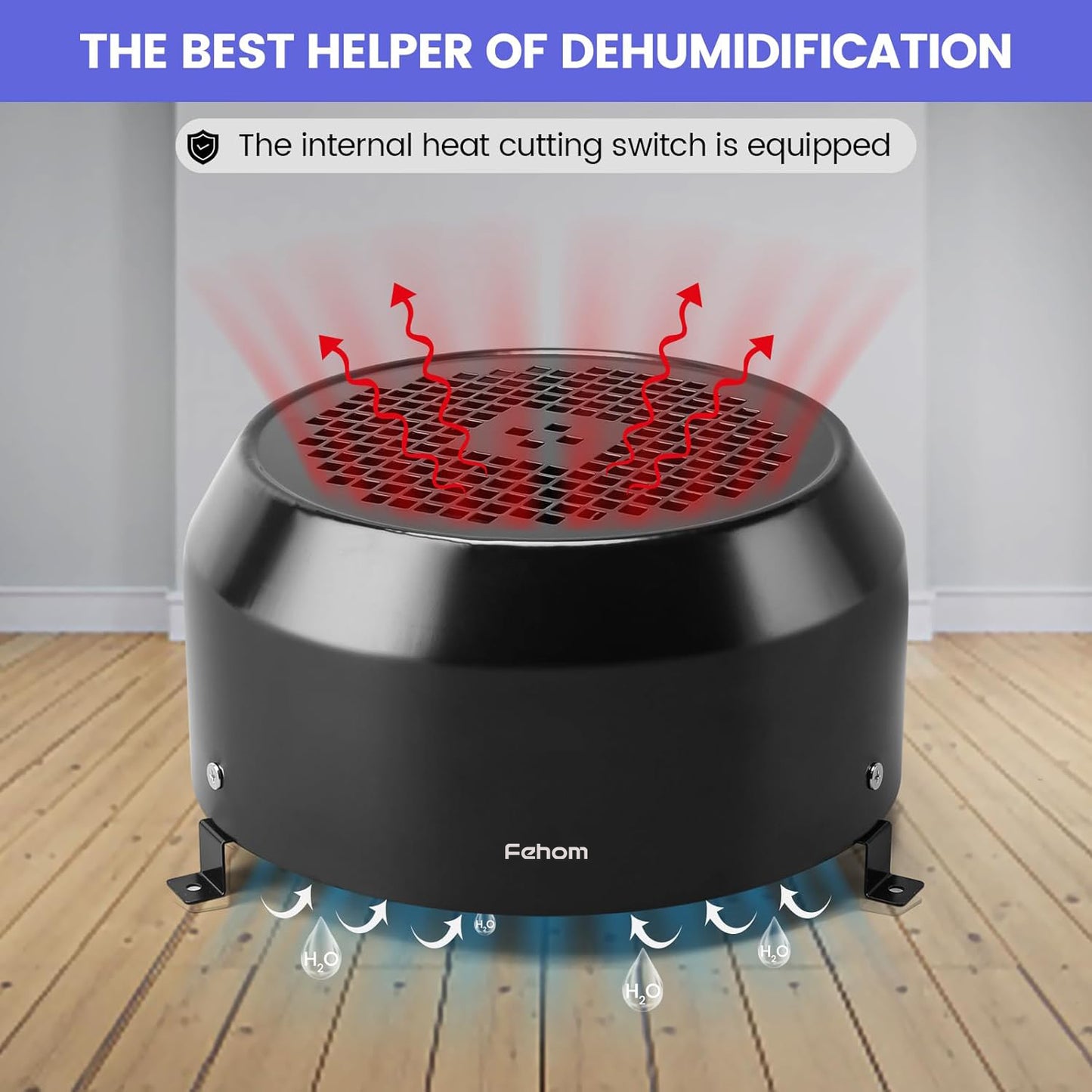 Fehom Electric Air Dryers Boat & RV Dryer | Low-Wattage Moisture Control Heater