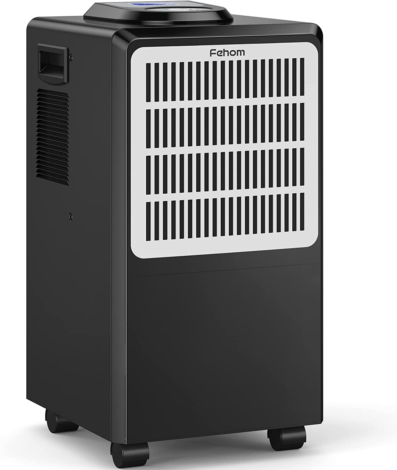 130 Pints Dehumidifiers with Drain Hose and 1.32 Gallons Water Tank - 6000 Sq. Ft Dehumidifier with 24 Hr Timer and Clean Washable Filter, Perfect for Large Basements, Bathroom, Bedroom (Model: YDA-858F)