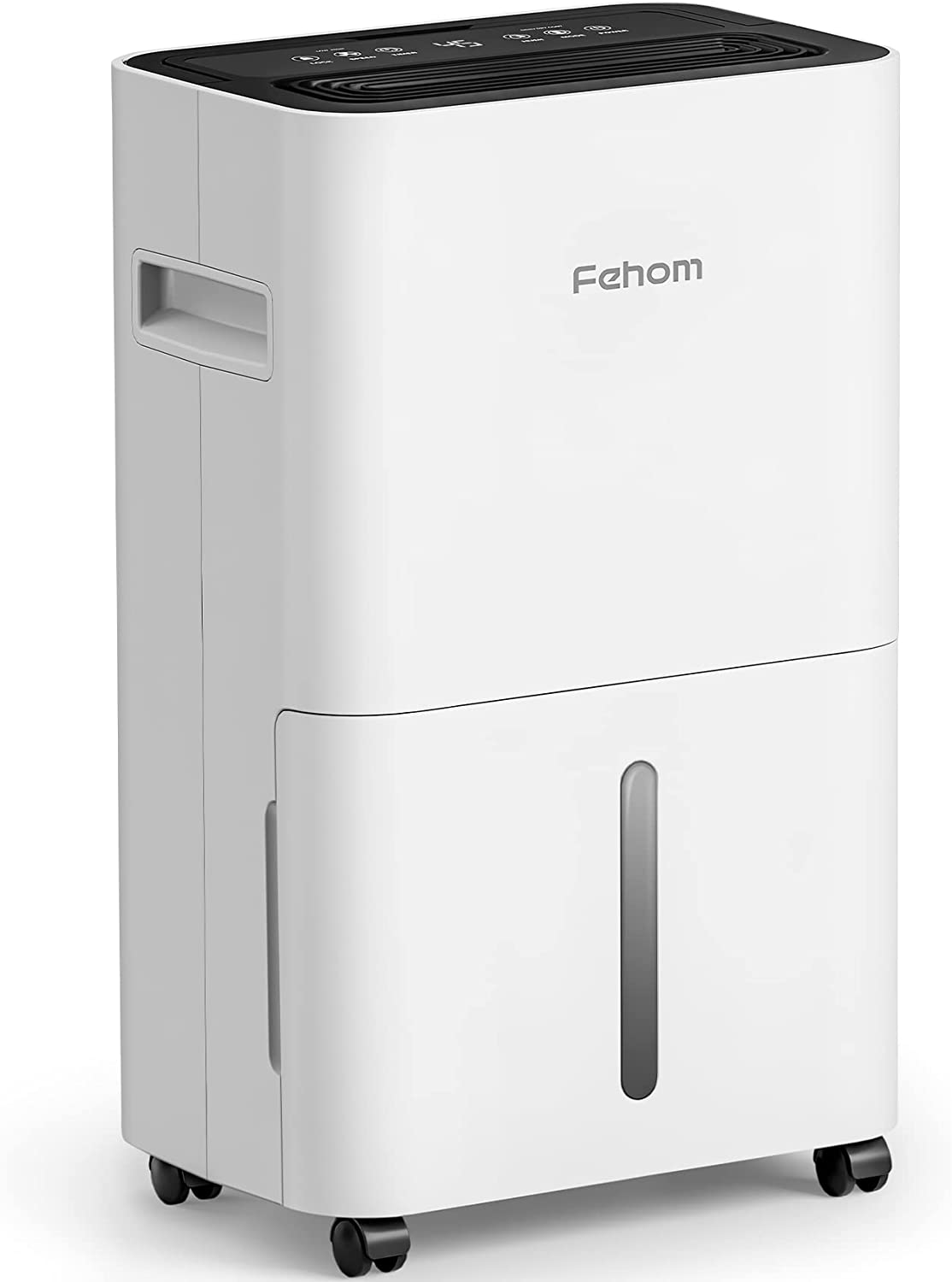 50 Pints Dehumidifier for Home, Portable Dehumidifier for Basement up to 4,500 Sq. Ft., Dehumidify/Dry Clothes/Continuous Mode, 0.55 Gal Tank & 6.56 Hose Drain, Built-in Smart Humidistat (Model: PD11A)